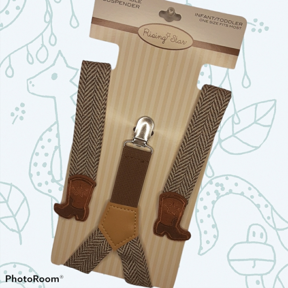 5/$25 Cowboy  Suspenders NWT